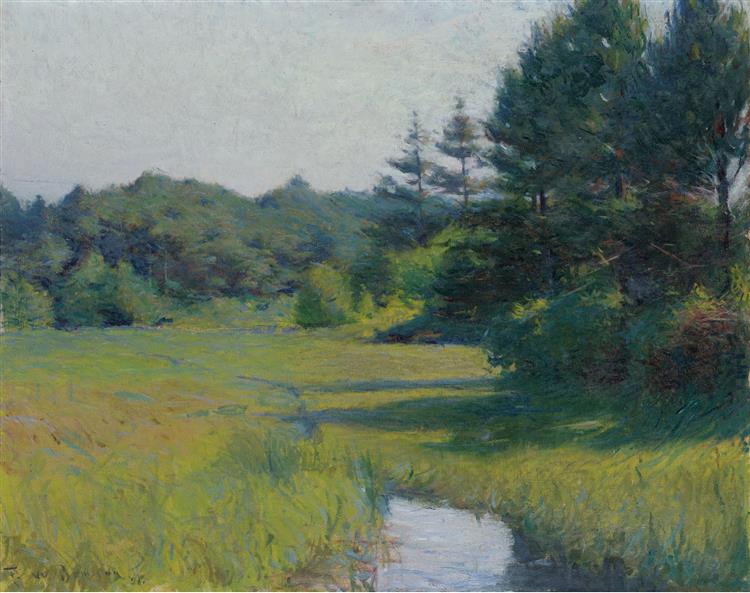 River Scene, 1921 - Фрэнк Бенсон