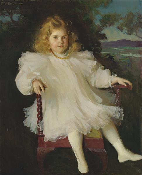 Portrait of Marjorie Coldwell Westinghouse, 1899 - Frank W. Benson