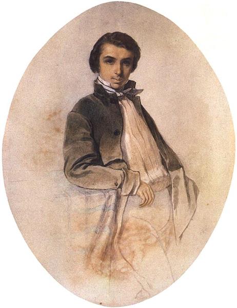 Portrait of Jules Holtzapffl., 1846 - Henryk Rodakowski