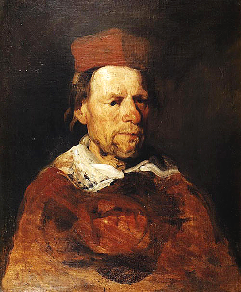 Man Wearing a Beret ("cardinal"), 1848 - Пётр Михаловский