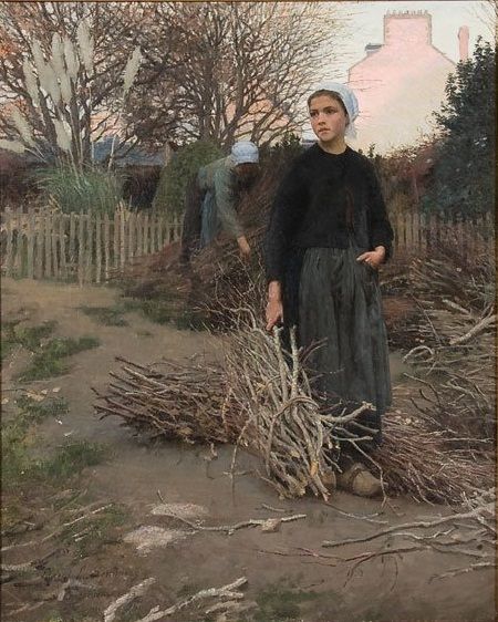 Gathering Wood, 1892 - Эдвард Симмонс