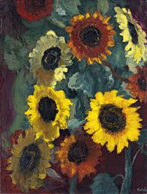 Sunflowers - 埃米尔·诺尔德