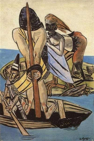 Odysseus And The Siren, 1933 - Макс Бекман