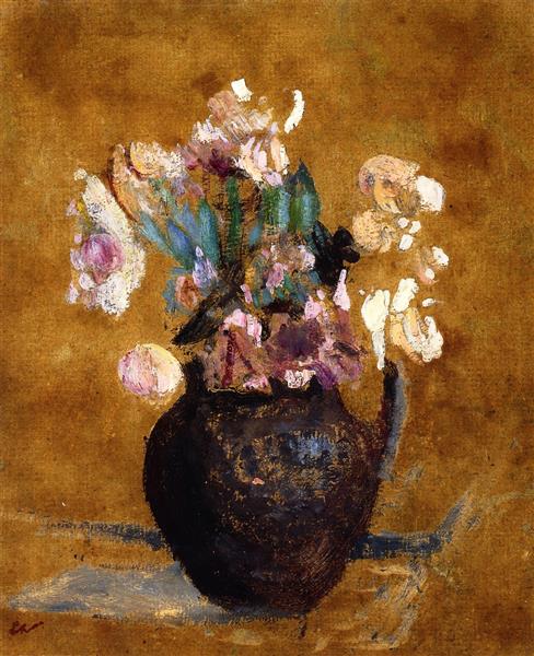 Vase of Flowers - Édouard Vuillard