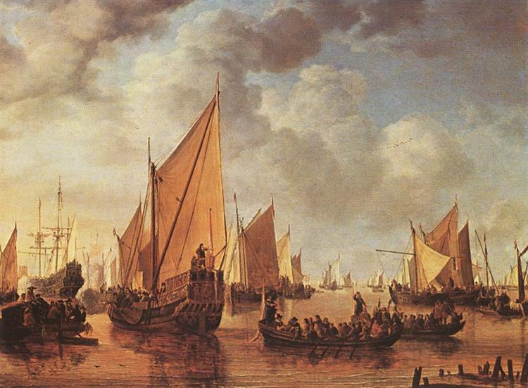 Visit of Frederick Hendriks II to Dordrecht in 1646, 1649 - Симон де Влигер