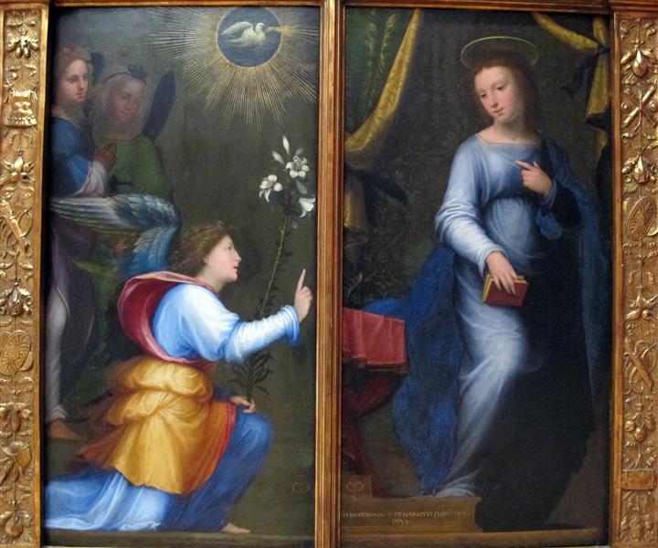 The Annunciation, 1511 - Мариотто Альбертинелли