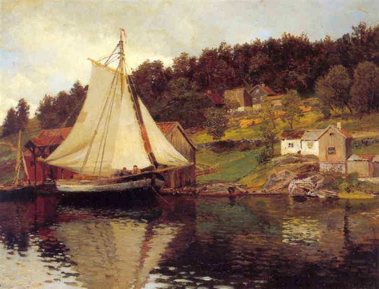 Fra Sandvika, 1873 - Ханс Фредрік Гуде