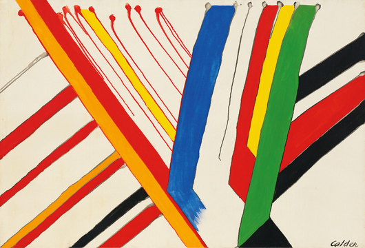 The Green Stripe, 1963 - Александр Колдер