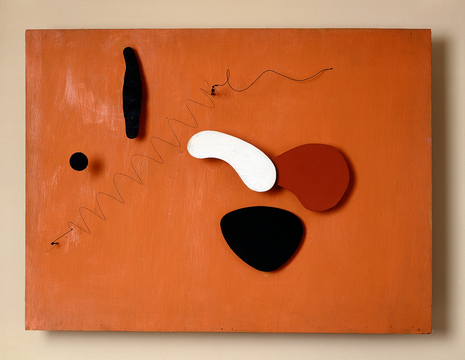 THE ORANGE PANEL, 1936 - Alexander Calder