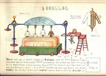 Shirt Machine from "Codex Seraphinianus" - Луиджи Серафини