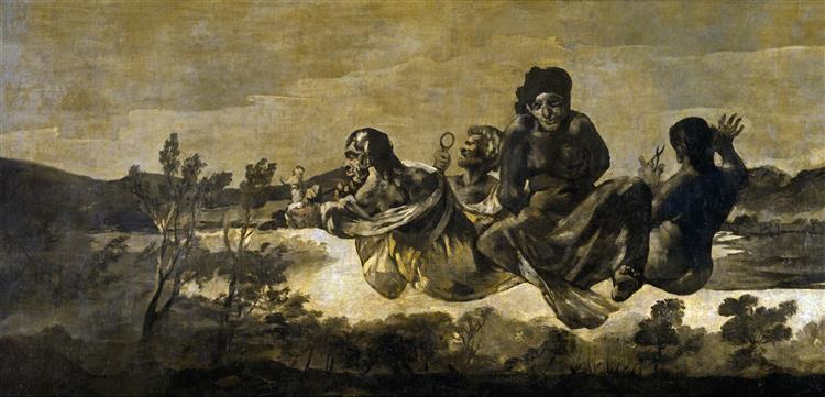 Atropos The Fates 1820 1823 Francisco Goya WikiArt