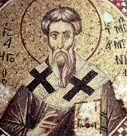 Saint Gregory the Illuminator, c.1300 - 拜占庭馬賽克藝術