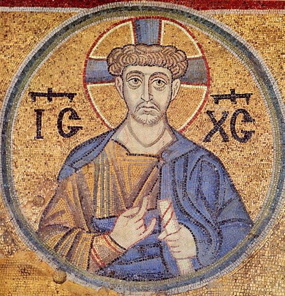 Спас Ієрей, c.1030 - Візантійські Мозіїки
