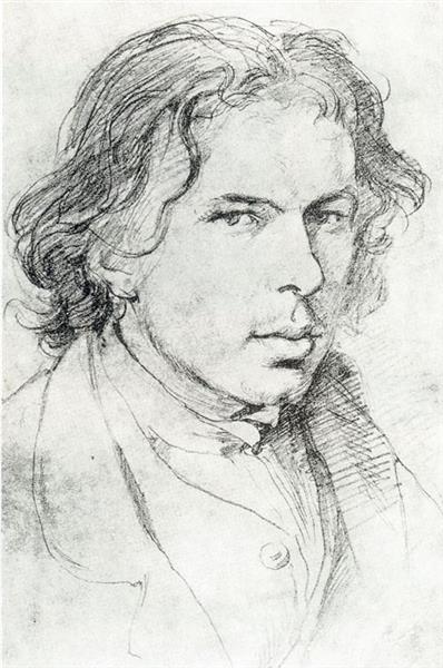 Portrait of Mikoláš Aleš - Maxmilián Pirner