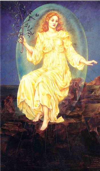 Lux in Tenebris, 1895 - Evelyn De Morgan