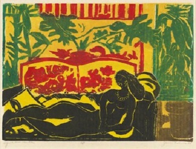 African Nude, 1980 - James Lesesne Wells