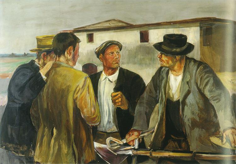Labourers, 1952 - Alberto Sughi