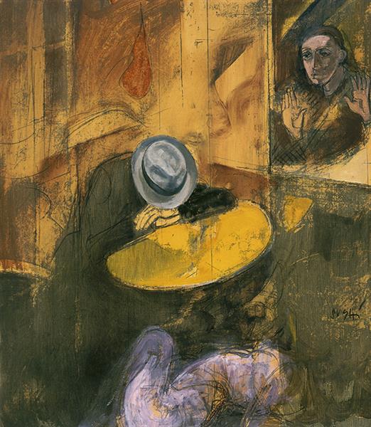 The witness (Clues and fragments cycle), 1996 - Alberto Sughi