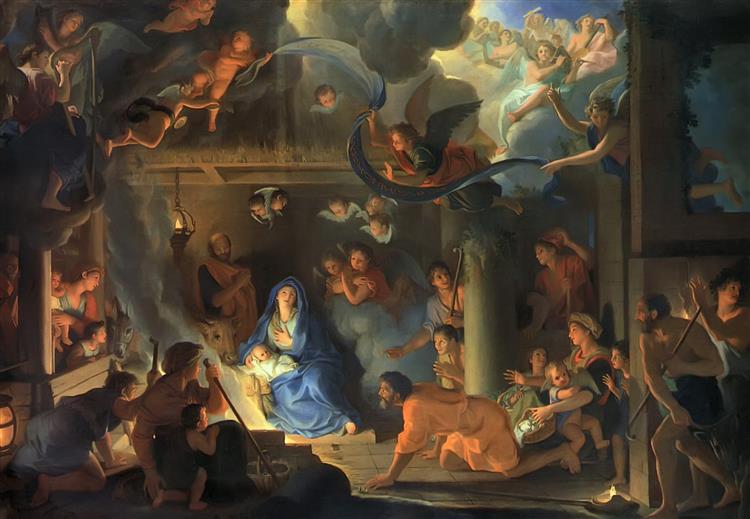 The Adoration of the Shepherds, 1689 - Charles Le Brun