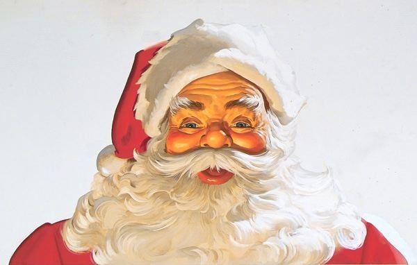 Head and Shoulders of Smiling Santa Claus, 1960 - 1969 - Haddon Sundblom