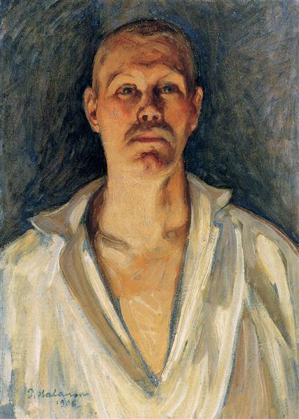 Self-portrait, 1906 - Halonen, Pekka