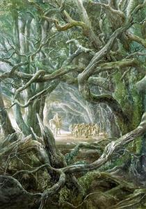 Gandalf's Farewell - Alan Lee