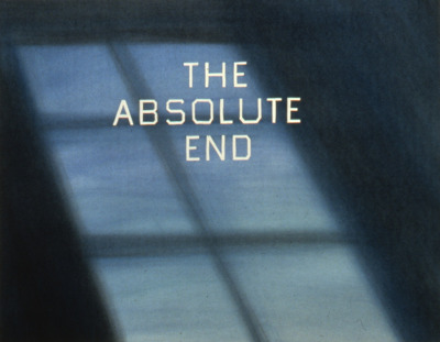 The Absolute End, 1982 - Edward Ruscha