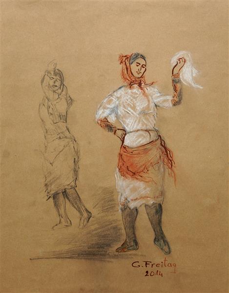 Two Dancers, 2014 - Gazmend Freitag
