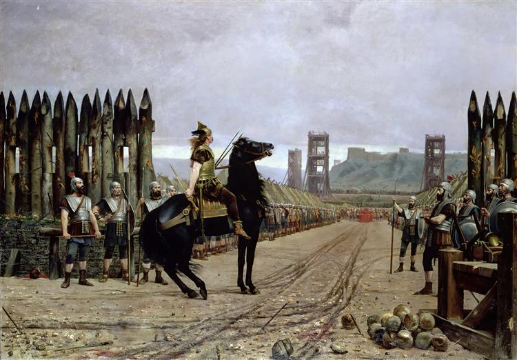 Vercingétorix Se Rend À César, 1886 - Анри-Поль Мотт