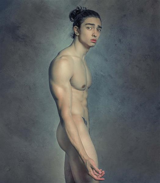Standing Male Nude VI, 2019 - Troy Schooneman