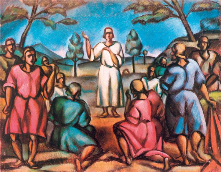 Sermon on the Mount, 1918 - Kmetty János