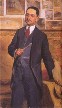 Portrait of João Timóteo Da Costa - Rodolfo Amoedo