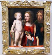 The Holy Family - Бернардіно Луїні
