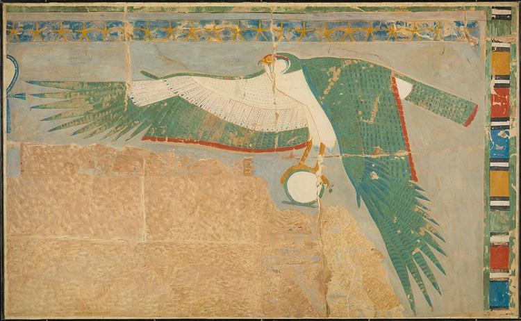 Falcon Protecting the King, c.1479 - c.1458 BC - Ancient Egypt