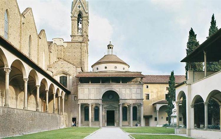 Cappella Dei Pazzi, Santa Croce, Florence, 1418 - 1428 - Filippo Brunelleschi