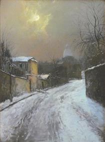Neige à Montmartre - Pierre-Jacques Pelletier