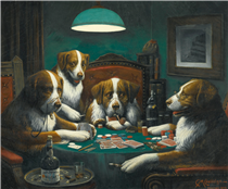 Poker Game - Cassius Marcellus Coolidge