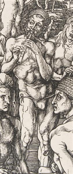 Men's Bath (detail, Supposed Self Portrait), 1497 - Albrecht Durer