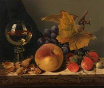 Still Life with Fruit - Edward Ladell
