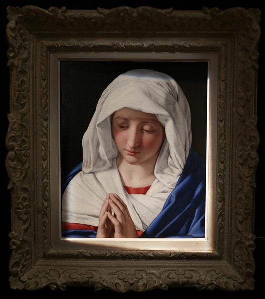 The Virgin in Prayer, c.1645 - Sassoferrato - WikiArt.org