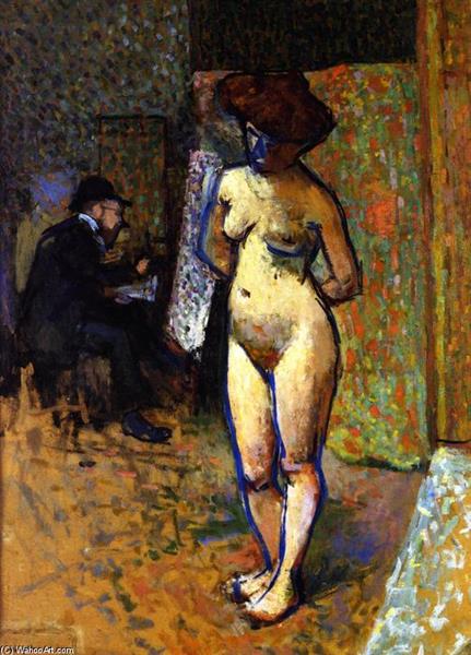 Matisse para Manguin's Estudio, 1906 - Albert Marquet