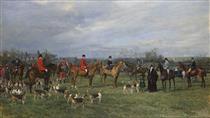 Meet of the Quorn Hounds at Kirby Gate - Хейвуд Гарди