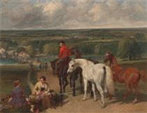 Exercising the Royal Horses - John Frederick Herring Sr.
