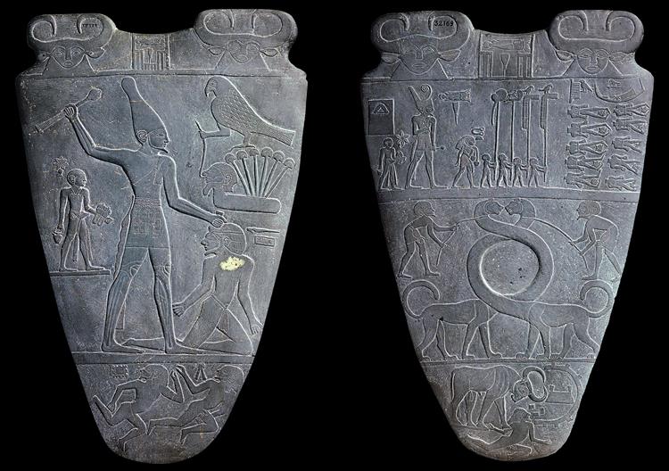 Narmer Palette, c.3050 BC - Ancient Egypt