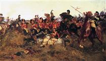 Black Watch at the Battle of Quatre-bras, 1815 - Уильям Барнс Уоллен