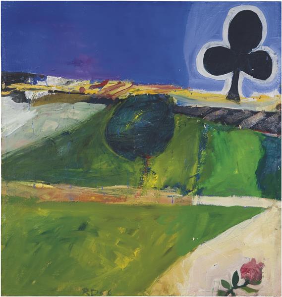Landscape with Figure, 1956 - Ричард Дибенкорн