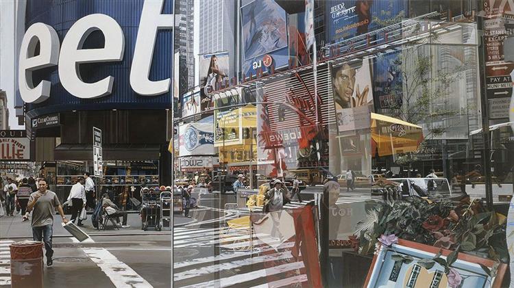 Times Square, 2004 - Ричард Эстес