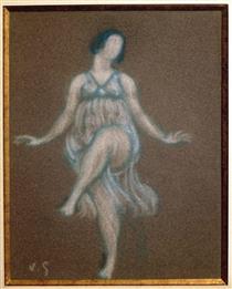 Portrait De Isadora Duncan - Валентина Гюго