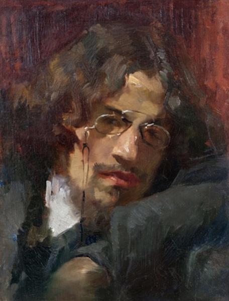 Portrait of a young man - study - Simeon Velkov