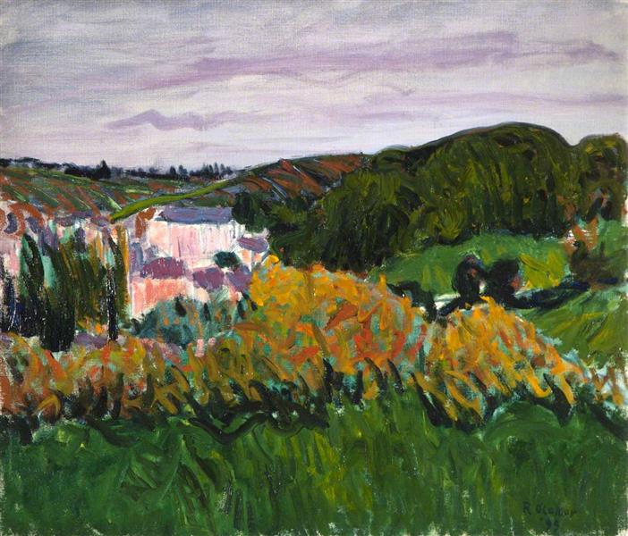 View of Pont Aven, 1899 - Roderic O'Conor